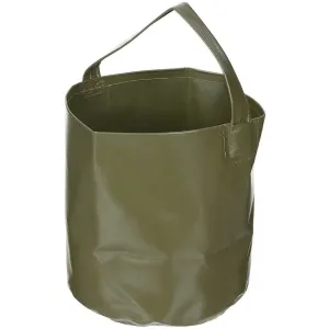 MFH Skládací kbelík, OD zelený, 10 l