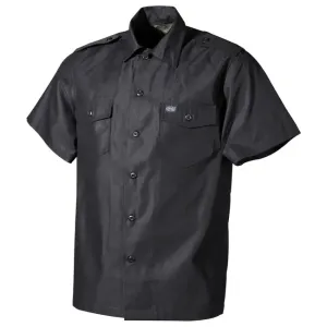 MFH Americké tričko s krátkým rukávem, černé - S #5828895