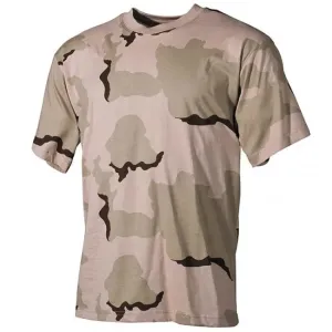 MFH maskáčové tričko vzor 3 col desert, 160g/m2 - M