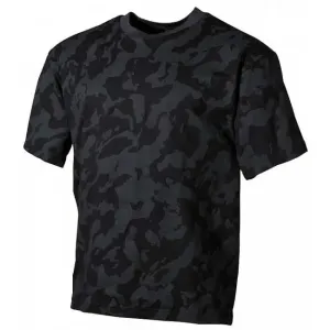 MFH maskáčové tričko vzor night camo, 170g/m2 - XL