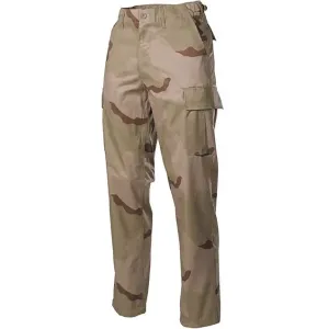 MFH US BDU kalhoty pánské 3 color desert - M