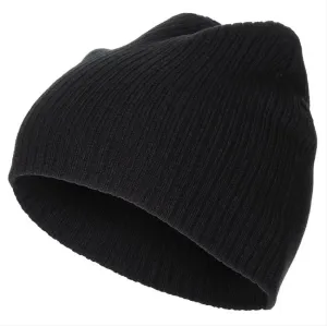 MFH Beanie čepice pletená vroubkovaná černá