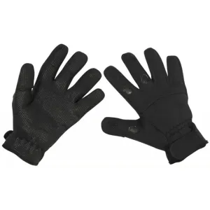 MFH Neoprénové rukavice Combat černé - L