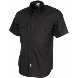 Profesionální tričko MFH Attack s teflonovou úpravou, krátký rukáv, černé - S