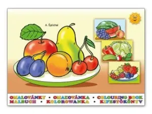 Omalovánky - Ovoce a zelenina
