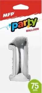Balónek č.1 nafukovací fóliový 75 cm