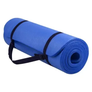 MG Gymnastic Yoga Premium protiskluzová podložka na cvičení + obal, modrá (WNSP-BLUE)