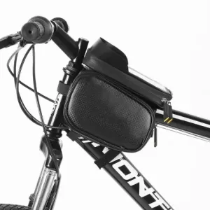 MG Bicycle Front cyklistická taška s pouzdrem na mobil 6.5L, černá (WBB21BK)
