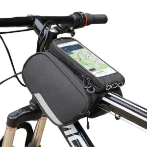 MG Bike Front Storage Frame cyklistická taška na kolo 6.5'' 1.5L, černá (WBB7BK)