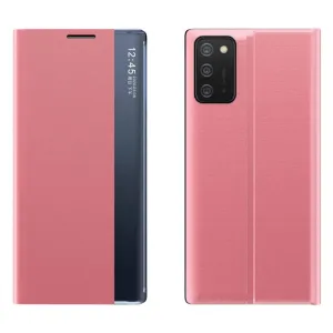 Hurtel Nový flipový kryt Sleep Case s funkcí stojánku Samsung Galaxy A03s (166.5) růžový