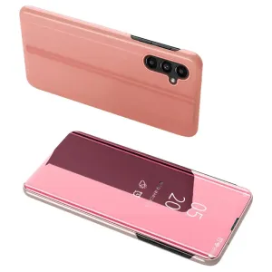 MG Clear View knížkové pouzdro pro Samsung Galaxy A54 5G, růžové