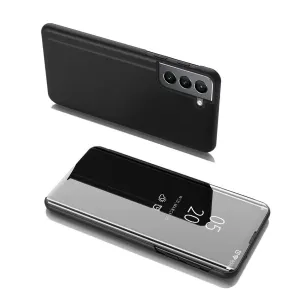 Hurtel Clear View Case flipové pouzdro Samsung Galaxy S22+ (S22 Plus) černé