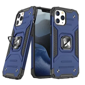Wozinsky Ring Armor obrněný hybridní kryt + magnetický držák iPhone 13 Pro modrý