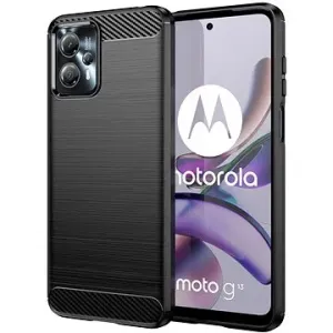 MG Carbon kryt na Motorola Moto G13, černý