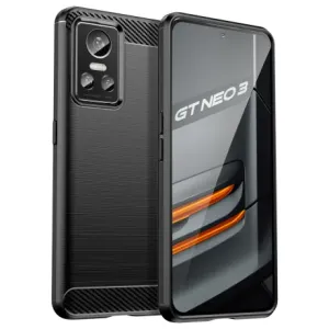 MG Carbon Case Flexible silikonový kryt na Realme GT Neo 3, černý