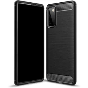 MG Carbon Case Flexible silikonový kryt na Samsung Galaxy S20 FE 5G, černý