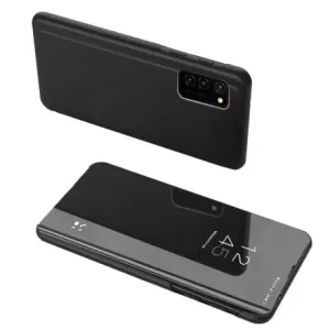 MG Clear View knížkové pouzdro na Samsung Galaxy A02s, černé