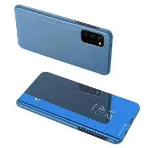 MG Clear View knížkové pouzdro na Samsung Galaxy A02s, modré