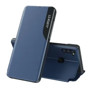 MG Eco Leather View knížkové pouzdro na Samsung Galaxy A11 / M11, modré