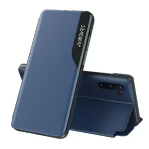 MG Eco Leather View knížkové pouzdro na Samsung Galaxy A71, modré
