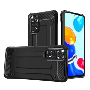 MG Hybrid Armor plastový kryt na Xiaomi Redmi Note 11S / Note 11, černý