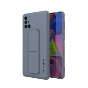 Wozinsky Kickstand Case silikonové pouzdro se stojánkem Samsung Galaxy M51 modré