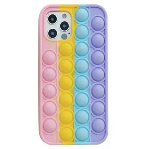 Pop It silikonový kryt na iPhone 12 Pro Max, multicolor, 05978