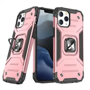 MG Ring Armor plastový kryt na iPhone 13 mini, růžový