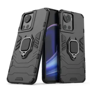 MG Ring Armor plastový kryt na OnePlus Ace, černý