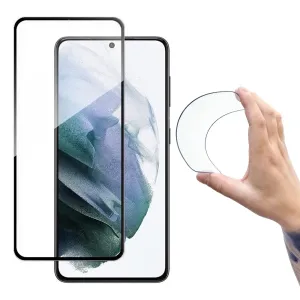 Wozinsky Full Cover Flexi Nano glass film tvrzené sklo s rámečkem Samsung Galaxy S21+ 5G (S21 Plus 5G) černý