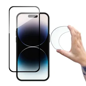 Wozinsky Full Cover Flexi Nano Glass tvrzené sklo iPhone 14 Pro flexibilní s černým rámečkem