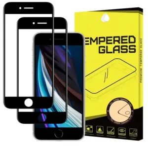 MG Full Glue Super Tough 2x ochranné sklo na iPhone 7/8/SE 2020/6/6s, černé