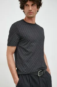 Bavlněné tričko Michael Kors černá barva #6133007