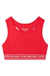 Dětská sportovní podprsenka Michael Kors červená barva #1995493