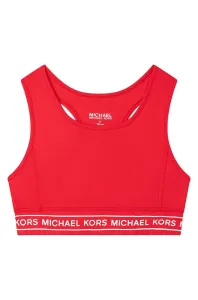 Dětská sportovní podprsenka Michael Kors červená barva #1995494