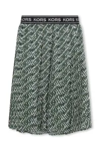 Dětská sukně Michael Kors zelená barva, midi, áčková