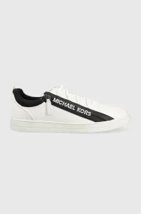 Kožené sneakers boty Michael Kors Keating bílá barva