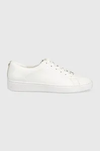 Kožené sneakers boty MICHAEL Kors Keaton bílá barva