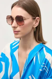 Sluneční brýle Michael Kors EMPIRE BUTTERFLY dámské, hnědá barva, 0MK1127J #4167187