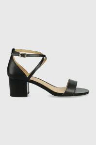 Kožené sandály MICHAEL Michael Kors Serena Flex Sandal černá barva #3505995