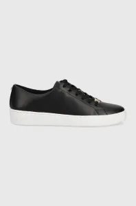 Kožené sneakers boty MICHAEL Kors Keaton černá barva #6132504