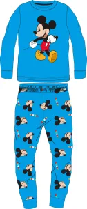 Mickey Mouse - licence Chlapecké velurové pyžamo - Mickey Mouse 5204B908, tyrkysová Barva: Modrá, Velikost: 134