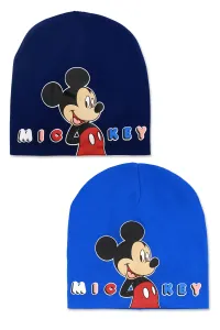 Mickey Mouse - licence Chlapecká čepice - Mickey Mouse ST-309, světle/ tmavě modrá Barva: Modrá světle, Velikost: velikost 52