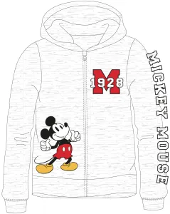 Mickey Mouse - licence Chlapecká mikina - Mickey Mouse 5218B226, světle šedý melír Barva: Šedá, Velikost: 110-116