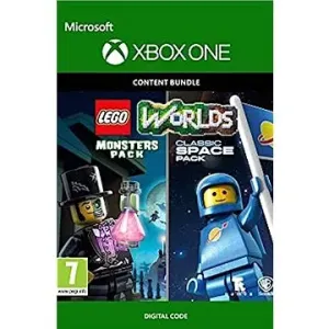 LEGO Worlds Classic Space Pack and Monsters Pack Bundle - Xbox Digital