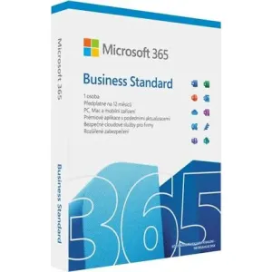 Microsoft 365 Business Standard předplatné 1 rok, elektronická licence, nová licence