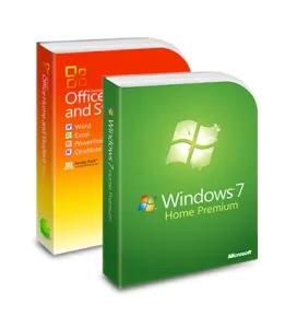 MS Windows 7 Home Premium + Office 2010 Home & Student, CZ doživotní elektronická licence, 32/64 bit