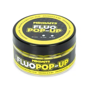 Mikbaits Plovoucí fluo boilie 14mm 150ml - Ananas  14mm