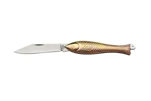 Kapesní nůž Mikov Rybička 130-NZn-1/ZL Stonewash + 5 let záruka, pojištění a dárek ZDARMA