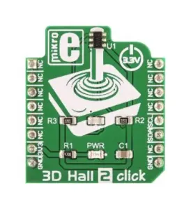 Mikroelektronika Mikroe-3190 3D Hall 2 Click Board